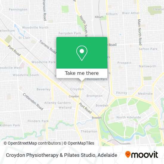 Croydon Physiotherapy & Pilates Studio map