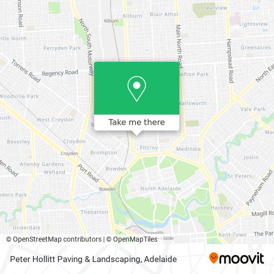 Peter Hollitt Paving & Landscaping map