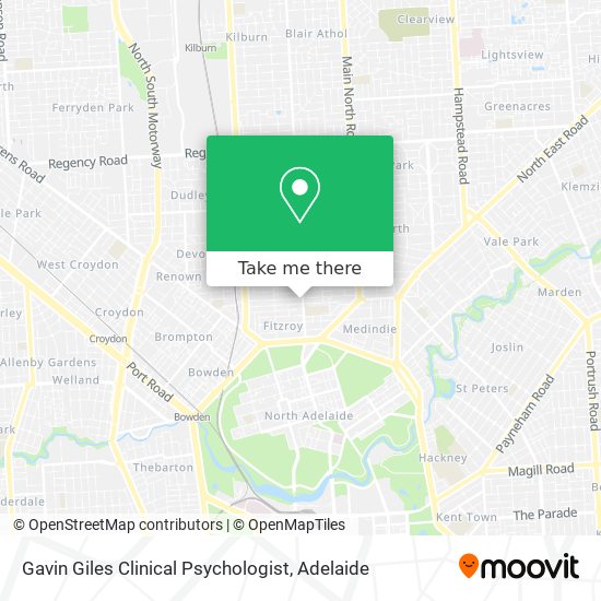 Gavin Giles Clinical Psychologist map