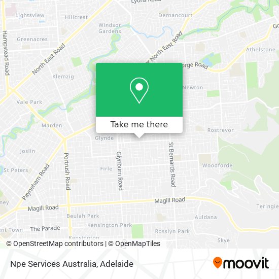 Npe Services Australia map