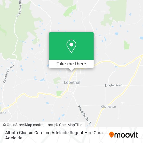 Albata Classic Cars Inc Adelaide Regent Hire Cars map