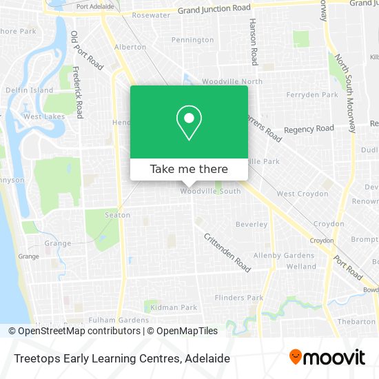 Treetops Early Learning Centres map