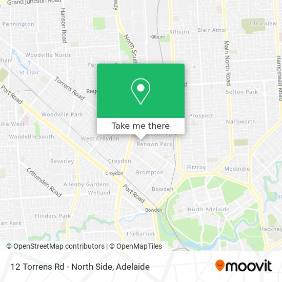 12 Torrens Rd - North Side map