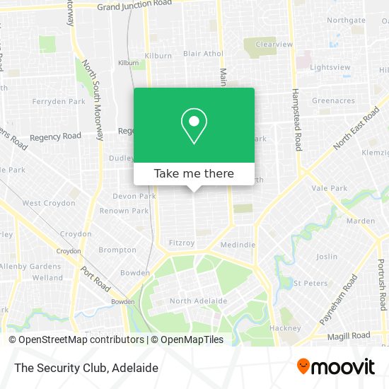 The Security Club map