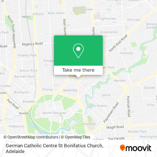 German Catholic Centre St Bonifatius Church map