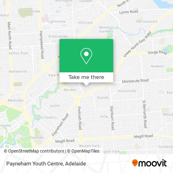 Payneham Youth Centre map