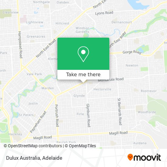 Mapa Dulux Australia