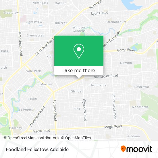 Foodland Felixstow map