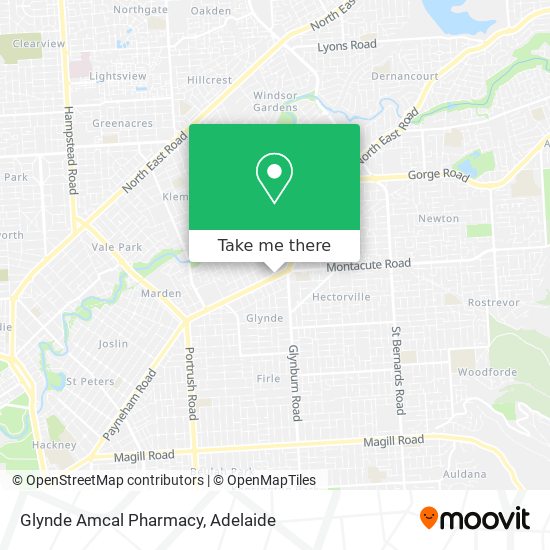 Glynde Amcal Pharmacy map