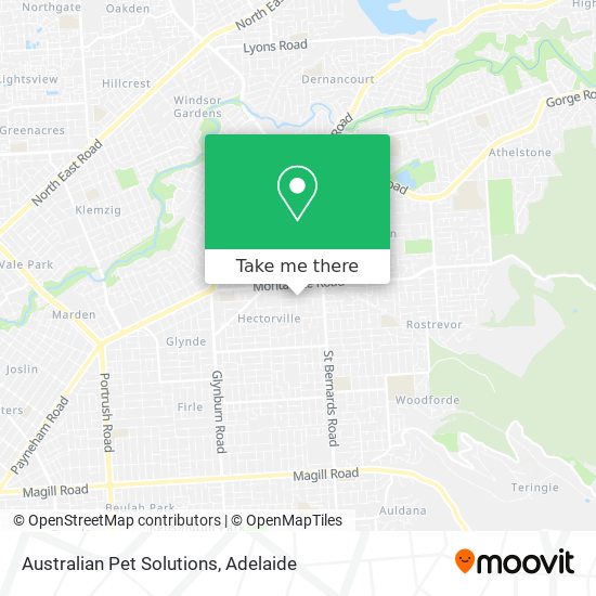 Mapa Australian Pet Solutions