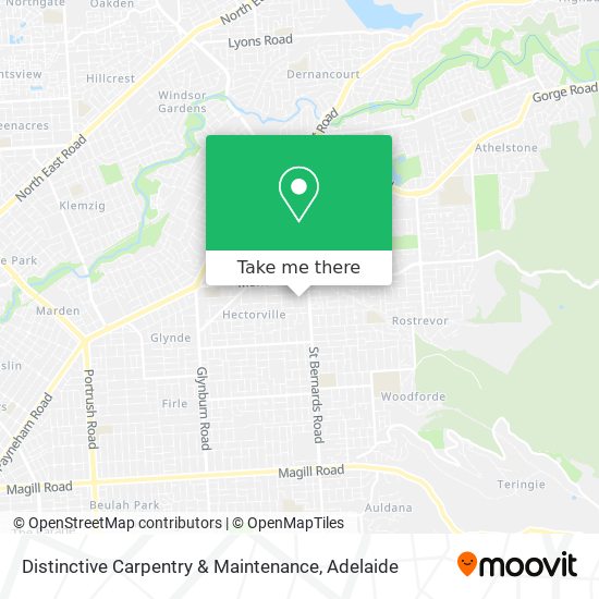 Mapa Distinctive Carpentry & Maintenance