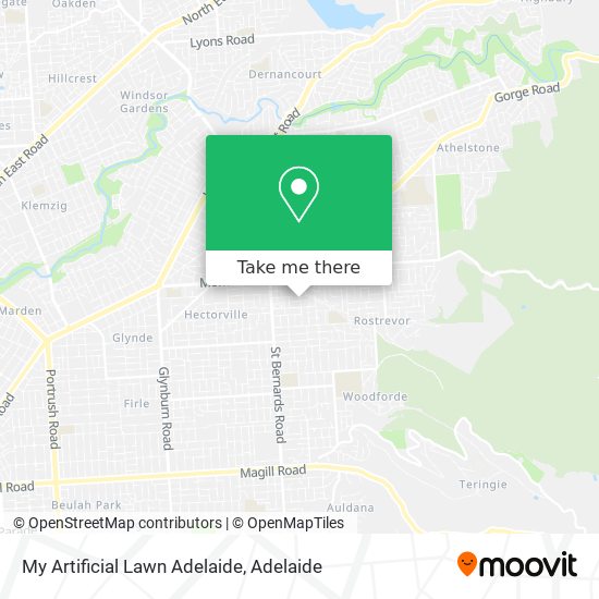 My Artificial Lawn Adelaide map