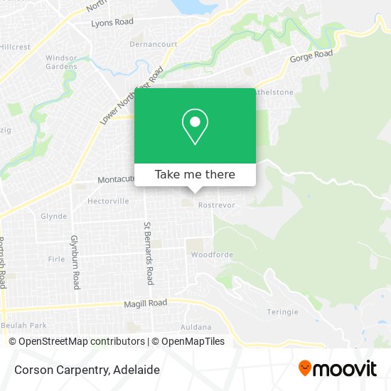 Corson Carpentry map