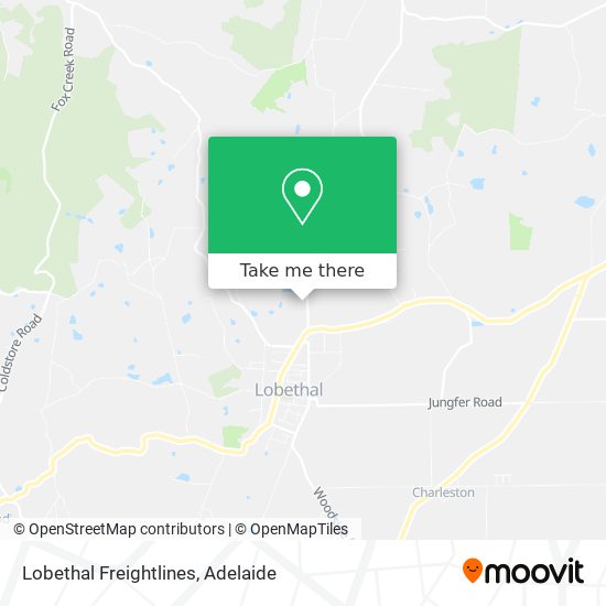 Lobethal Freightlines map