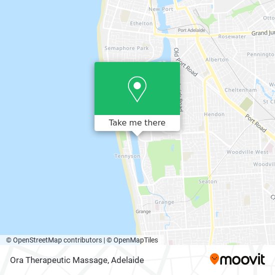 Ora Therapeutic Massage map