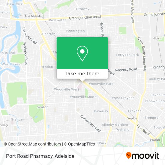 Mapa Port Road Pharmacy