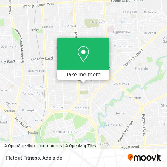Flatout Fitness map