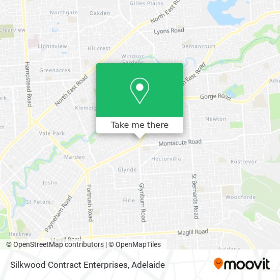 Silkwood Contract Enterprises map
