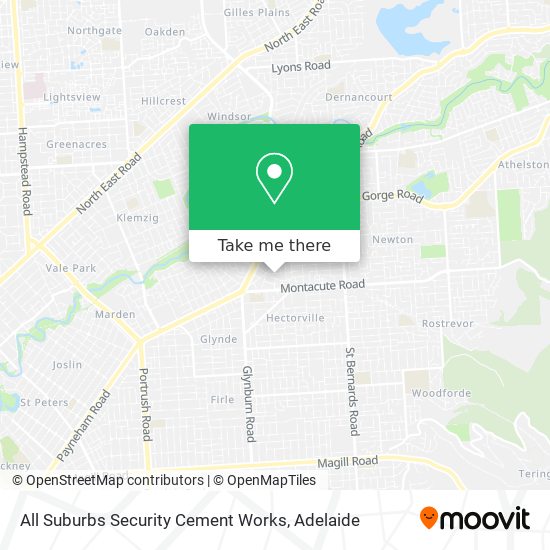 All Suburbs Security Cement Works map