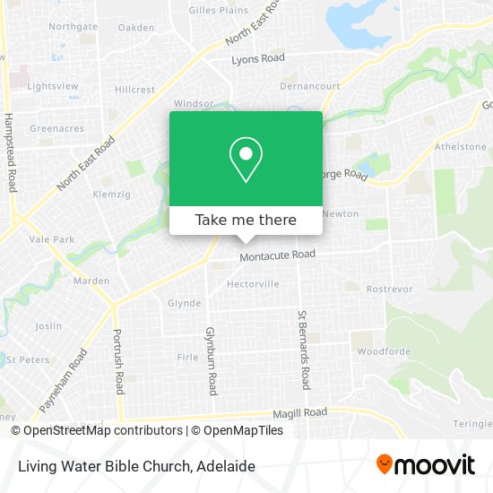 Living Water Bible Church map