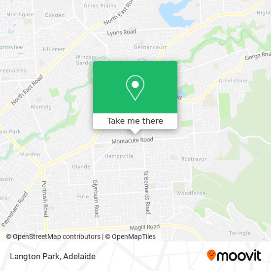 Mapa Langton Park