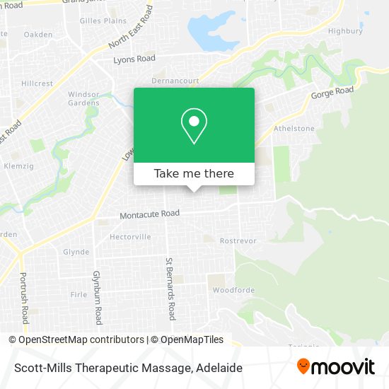 Scott-Mills Therapeutic Massage map