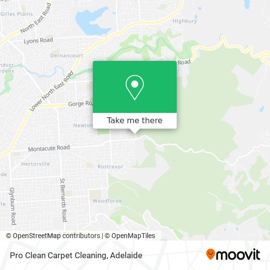 Pro Clean Carpet Cleaning map