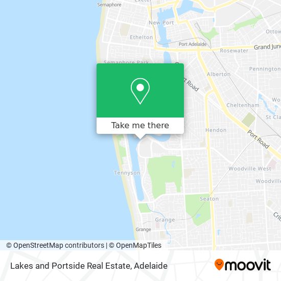 Lakes and Portside Real Estate map