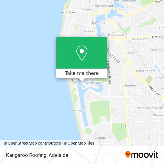 Kangaroo Roofing map