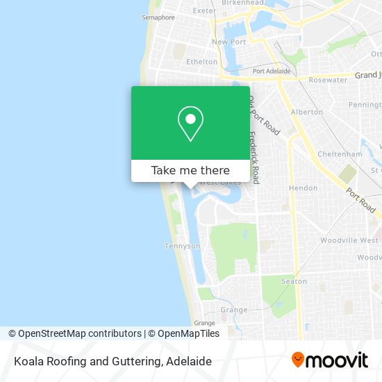 Koala Roofing and Guttering map