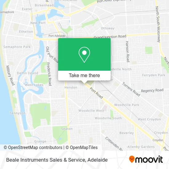 Mapa Beale Instruments Sales & Service