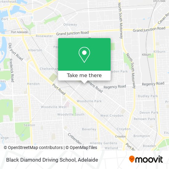 Black Diamond Driving School map