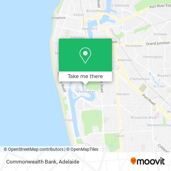 Commonwealth Bank map