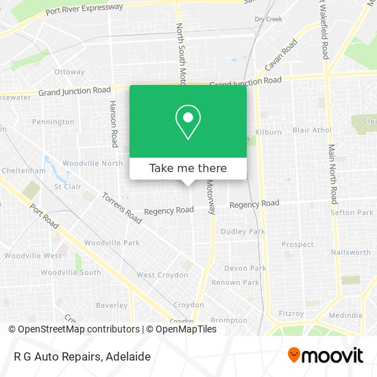 R G Auto Repairs map