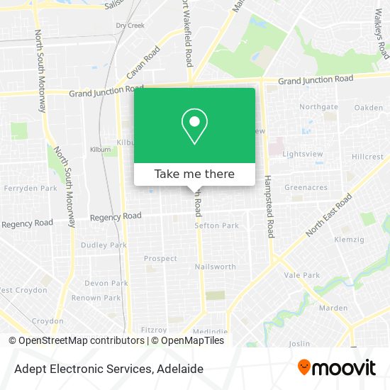 Adept Electronic Services map