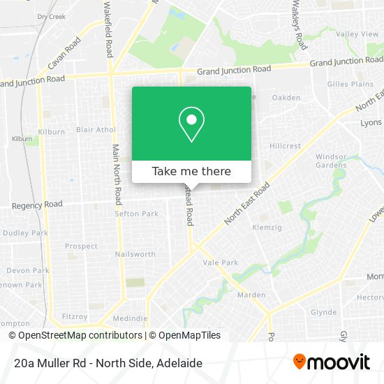 20a Muller Rd - North Side map