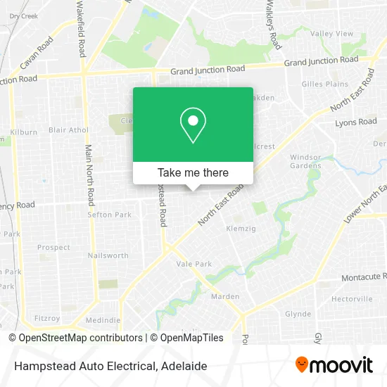 Mapa Hampstead Auto Electrical