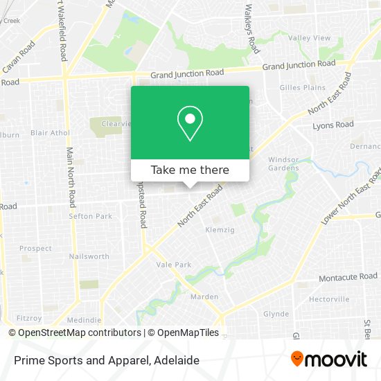 Prime Sports and Apparel map