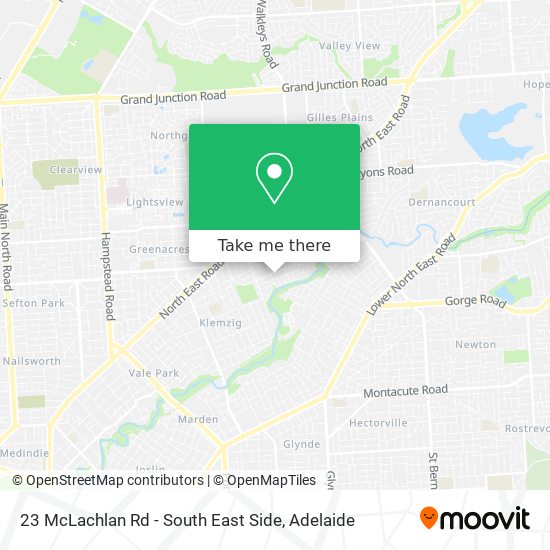 23 McLachlan Rd - South East Side map