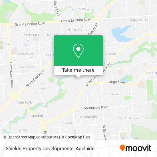 Shields Property Developments map
