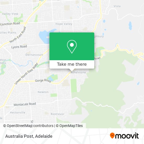 Australia Post map