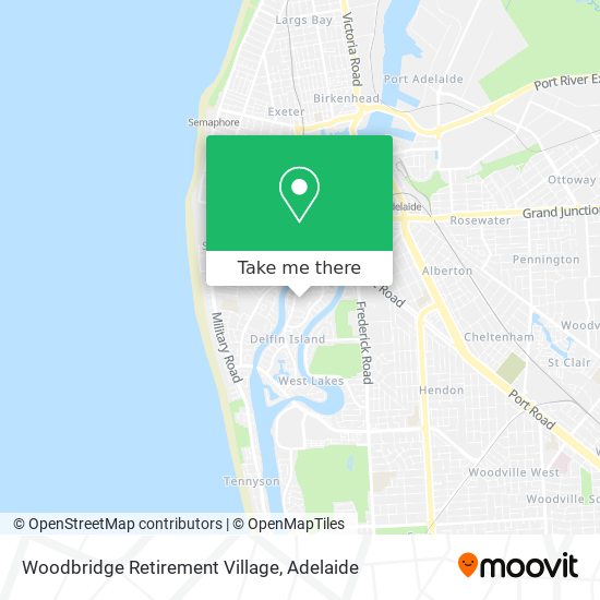 Woodbridge Retirement Village map