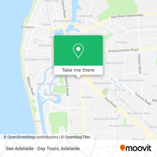 Mapa See Adelaide - Day Tours