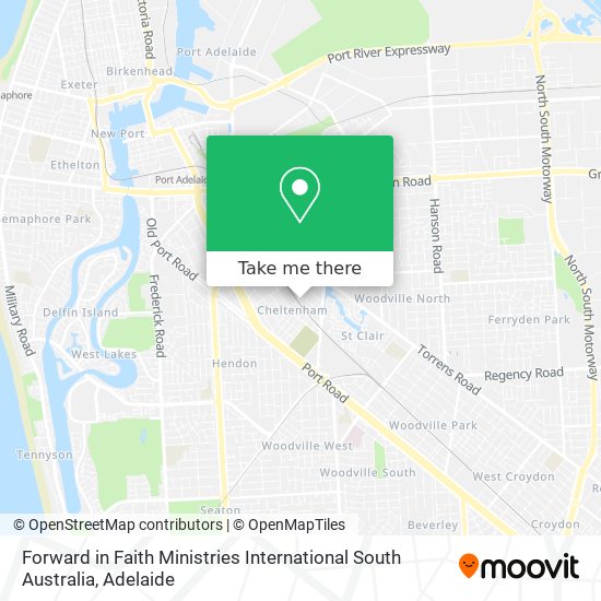 Forward in Faith Ministries International South Australia map