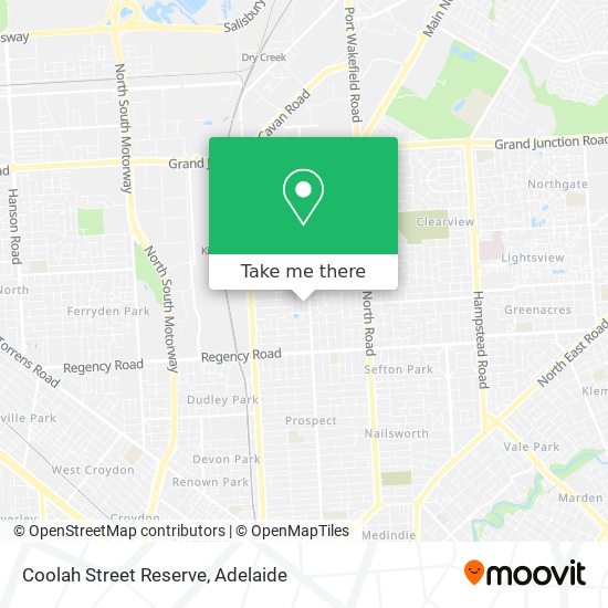 Mapa Coolah Street Reserve