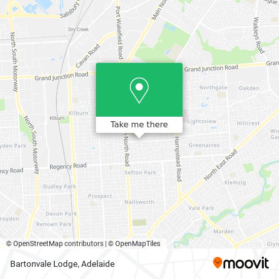 Bartonvale Lodge map