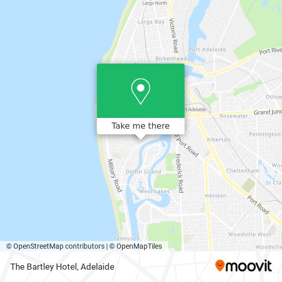 The Bartley Hotel map