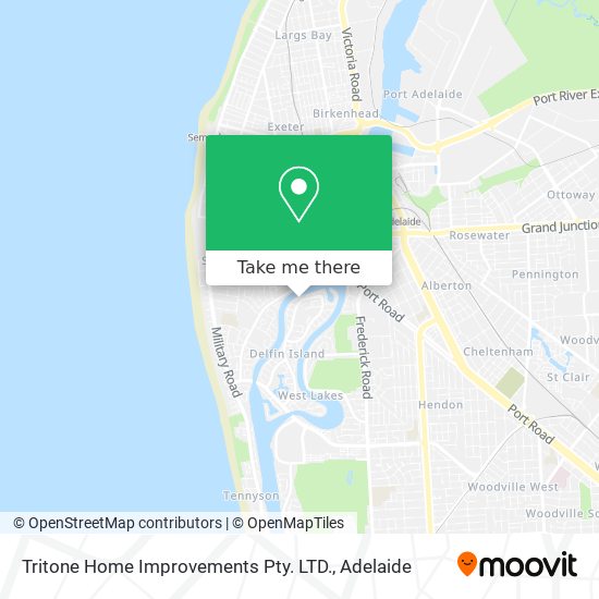 Tritone Home Improvements Pty. LTD. map