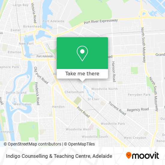 Mapa Indigo Counselling & Teaching Centre