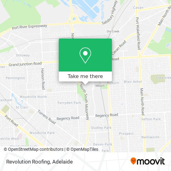 Revolution Roofing map